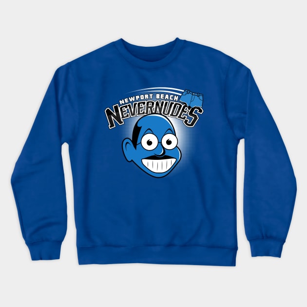 Nevernudes Crewneck Sweatshirt by LavaLamp